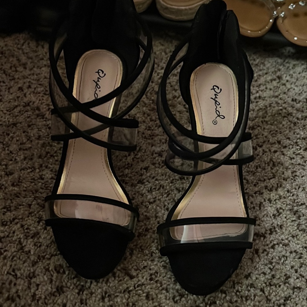 Black high heels